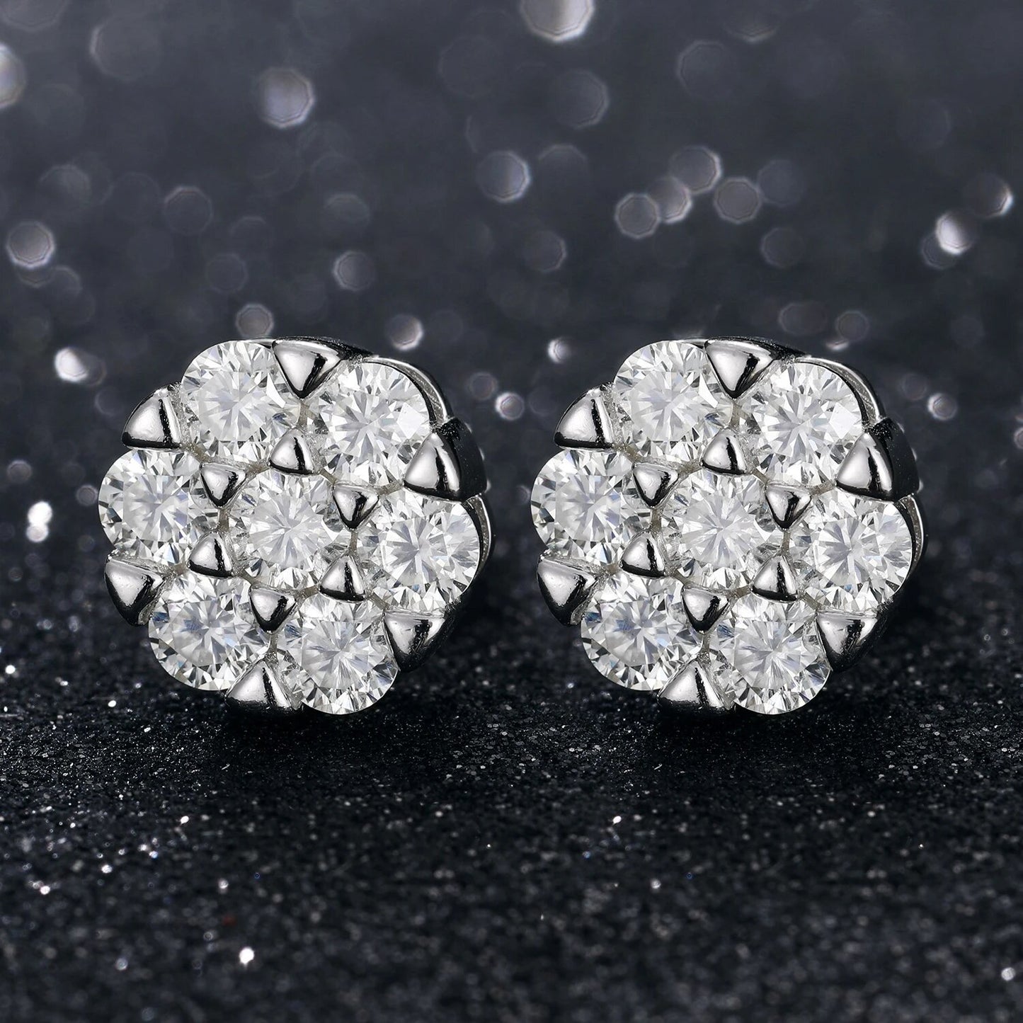 7 Stud Earring 1.4CT