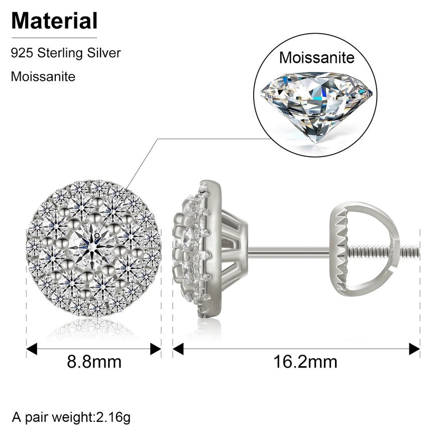 3 Layer Stud Earrings